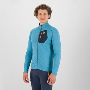 KARPOS POMEDES TECH FULL-ZIP FLEECE LARKSPUR