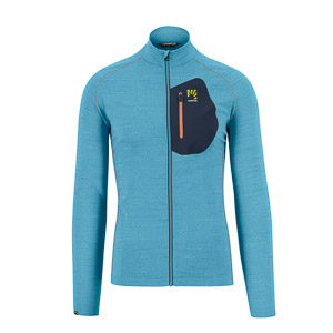 KARPOS POMEDES TECH FULL-ZIP FLEECE LARKSPUR