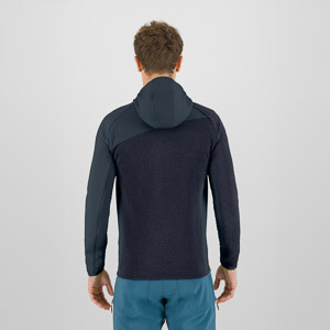 KARPOS AVERAU FULL-ZIP HOODIE FLEECE VULCAN/DARK SLATE