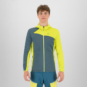 KARPOS AVERAU FULL-ZIP HOODIE FLEECE STARGAZER/PRIMROSE
