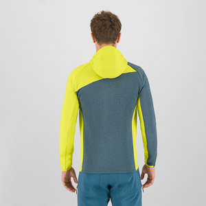 KARPOS AVERAU FULL-ZIP HOODIE FLEECE STARGAZER/PRIMROSE