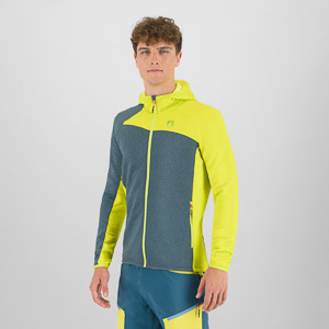KARPOS AVERAU FULL-ZIP HOODIE FLEECE STARGAZER/PRIMROSE