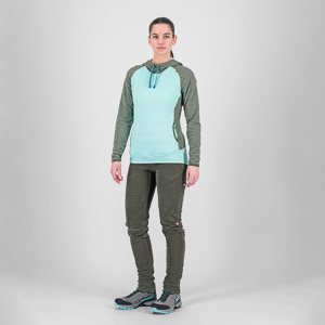 Karpos Camoscio W Hoodie Aqua Ski/Thyme