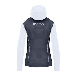 KARPOS AMBRIZZOLA W FULL-ZIP HOODIE OMBRE BLUE/BRIGHT WHITE