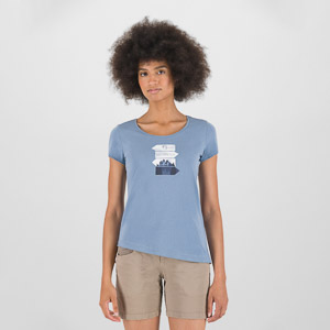 KARPOS DIRECTION W T-SHIRT WINDW.BLUE/BRIGHT WHITE