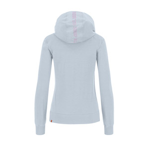 KARPOS COPPOLO MERINO W FULL ZIP HOODIE MIST/BLOOM