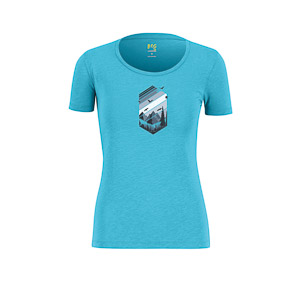 KARPOS VALLEY W T-SHIRT BACHELOR B./BRIGHT WHITE