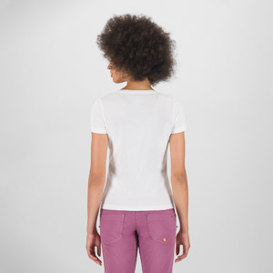 KARPOS VALLEY W T-SHIRT BRIGHT WHITE/BLOOM