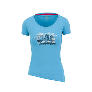 Anemone Evo W T-Shirt Blue Atoll