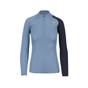 Karpos Dinamico Octa W Jersey Ls Half Zip Mountain Spring/Vulcan