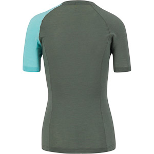 Karpos Dinamico Merino 130 W T-Shirt Thyme/Aqua Ski