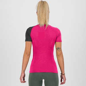 Karpos Dinamico Merino 130 W T-Shirt Pink/Black