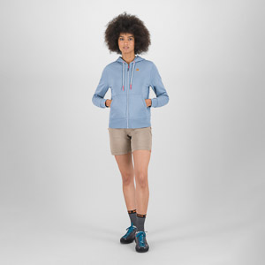 KARPOS VOLPE W FULL ZIP HOODIE WINDW. BLUE