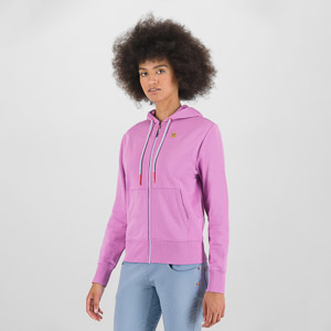 KARPOS VOLPE W FULL ZIP HOODIE BLOOM