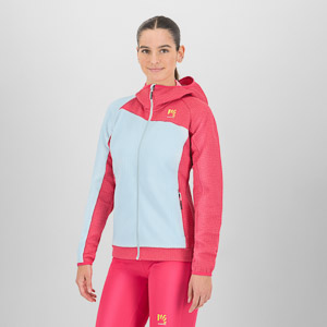 KARPOS AVERAU W FULL-ZIP HOODIE FLEECE SKYWRITING/INNUENDO