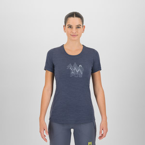 KARPOS GUSELA MERINO W T-SHIRT OMBRE BLUE