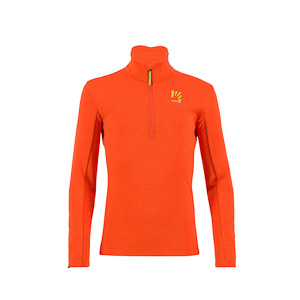 Karpos Pizzocco Kid Half-Zip Fleece Spicy Orange