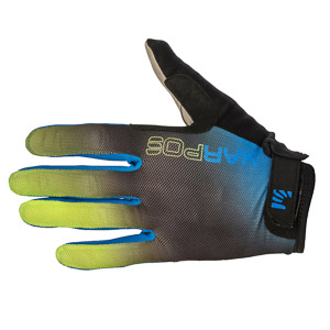 Federia Gloves Indigo B/Black/Green Fluo