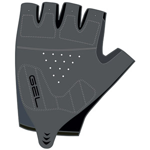 Karpos Federia 1/2 Fingers Glove Black