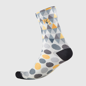 KARPOS SPASSO PRINT SOCKS VULCAN DARK SLATE QUARRY SUNSE
