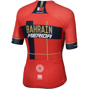Sportful BODYFIT PRO EVO Jersey Bahrain-Merida Red/Blue