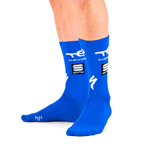 Sportful TotalEnergies RACE SOCKS ELECTRIC BLUE
