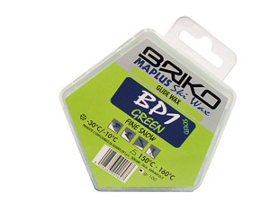 Briko Maplus Wax Paraffin BP1 GREEN 100g -30...-10 C