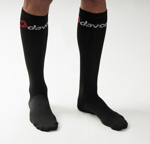 Davorin Compress Knee Socks Black