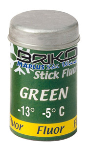 Briko Maplus GRIP WAX FLUORO STICK Green 45 g
