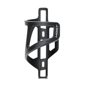 MOST THE WINGS Gravel Polycarbon Bottle Basket Black, right side open