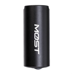MOST LIGHTHOUSE LED USB Front Light Black Alu 200 lm