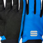Sportful Kids Softshell Glove Black/Electric Blue