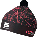 Sportful Doro Hat Black/Coral Fluo