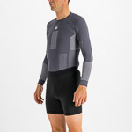 SPORTFUL XCOUNTRY 2ND SKIN LS JERSEY DARK GREY SILVER