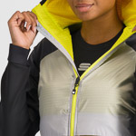 SPORTFUL XCOUNTRY CARDIO W JACKET BLACK/MILITARY GREEN/POMPELMO
