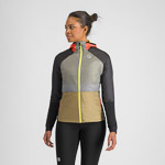 SPORTFUL XCOUNTRY CARDIO W JACKET BLACK/MILITARY GREEN/POMPELMO
