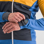 SPORTFUL XCOUNTRY ANIMA CARDIO TECH WIND JACKET BLUE DENIM/YELLOW