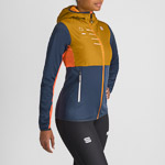 SPORTFUL XCOUNTRY RYTHMO W JACKET WOOD YELLOW/GALAXY BLUE
