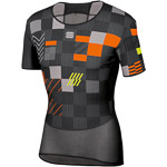 Sportful Pro Baselayer Tee Black Anthracite Orange SDR