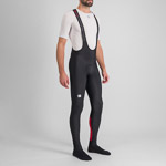 SPORTFUL CLASSIC BIBTIGHT BLACK TANGO RED