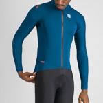 SPORTFUL CYCLING FIANDRE PRO 2 JACKET LONG SLEEVES TEAL BLU