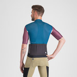 SPORTFUL CYCLING SUPERGIARA LOGO JERSEY TEAL BLUE/BORDO