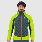 KARPOS LASTEI ACTIVE PLUS JACKET DARK SLATE/LIME GREEN