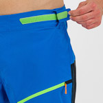 Karpos Rapid Baggy Short Indigo B./Black/Green Fluo