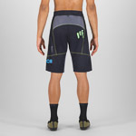 Karpos Ballistic Evo Short Black/Ombre Blue/Green Fluo