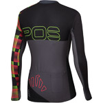 Karpos Jump Jersey L.Sleeve Dark Grey/Black/Green Fluo