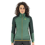 KARPOS ALAGNA PLUS EVO W JACKET FROSTY S./JUNGLE GREEN