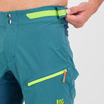 Karpos Val Viola Short Hydro/Refl.Pond/Yellow Fluo