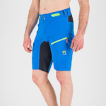 Karpos Val Viola Short Indigo B./Black/Green Fluo