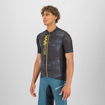 KARPOS GREEN FIRE JERSEY BLACK/LEMON CURRY